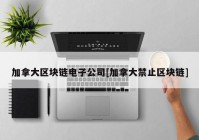 加拿大区块链电子公司[加拿大禁止区块链]